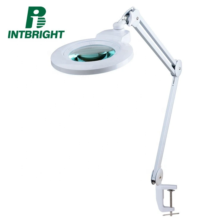 9006LED-127 patent magnifier lamp! magnifying desk clamp lamp ! factory price! switch 3D&amp;5D&amp;8D lens by hands!!