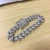 Import 925 sterling silver 18K gold cuban link chain necklace Bracelet custom diamonds iced out cz hiphop miami cuban chain from China