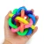 Import 9cm Large Rubber Ball Pet Toy Ball Colorful Bell Weaving Ball Pet Toy from China