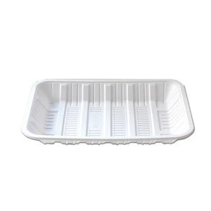 9&quot; biodegradable disposable tray  corn starch tableware
