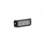9W Amber Waterproof Strobe Grille Light Red Warning Surface Mount deck Dash Light For Emergency Vehicles