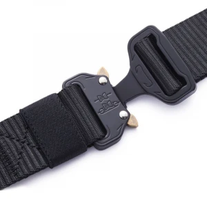 A1167 Utility  Flat Buckle Waist Training Belt Army Military Sport Strap Sash Nylon Girdle Straps Tactical Camo Safety Belts