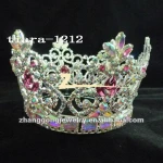Ab crystal beauty rhinestone round pageant tiara