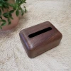 Acacia wooden Large Deluxe Decorative Tissue Paper Box Cover Collection Holder Tableware for home hotel office