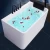 Import Acrylic Freestanding Rectangle Shaped Bathtub Contemporary Soaking Tub White Gloss from China