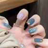 acrylic nails  designer  press on nails artificial fingernails