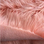 Acrylic/Polyester Fluffy Long Faux Fur Fabric Plush Faux Fur Fabric