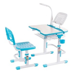 Adjustable Height Student School Desk and Chair Set | Kids Studying Desk and Chair Set