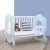 Import Adult baby bed lit bebe royal solid wood convertible baby cribs kid cot bed from China