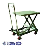 Aluminum Mobile Manual Hydraulic Lift Table
