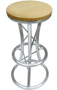 Aluminum unique bar stools,used commercial bar stools for bar and exhibition