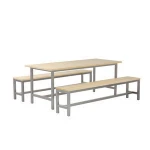 Amazon hot sale Garden Furniture Outdoor Cheap Restaurant Tables Chairs Dinning Table Set from China