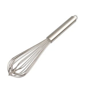 Amazon hot sale kitchen mixing egg tools different size stainless sseel french whisk piano whisk wire whip