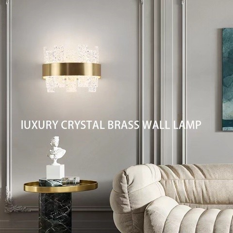 Amazon hot selling designer light from zhongshan wall lamp indoor lights led fashion luxury wall lamp