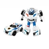 Amazon Hot  transform car transform robot toy DIY Educational Cartoon Car Robot for children Transform toy
