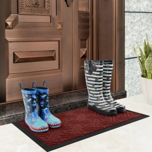 Amazon Selling non slip wear resistant rubber print door  mat