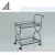 Import Anthracite Finished Metal Frame Black Serving Trolley Bar Cart from China