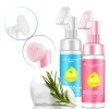 Anti acne amino acid bubble foam cleansing mousse face wash for oily skin
