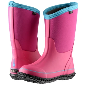 Anti-slip Kids Rain Boots Waterproof Neoprene Rubber Boots