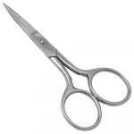 Arrow Head Pointed Tip Nail Scissors with Blue Paper Coated Cuticle Manicure Scissors