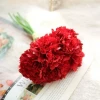 Artificial flower for Mothers day made in china silk bouquet carnations