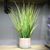Artificial Potted Grass Plants Wholesale Price Customized Simulation Small Faux Reed Potted Artificial Plants
