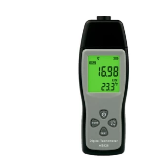 AS926 Digital Laser  RPM Meter  Speedometer photoelectric with  LCD Tachometer Meter