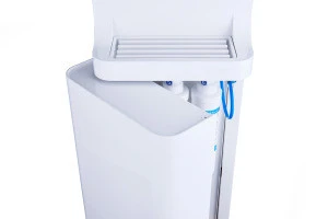 Atmospheric water from air generator for hot cold water