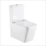 Australian Standard Water Mark Rimless P-Trap Two Piece toilet CE Dual Flush Wash Down Ceramic Toilet bowl
