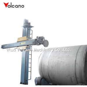 Auto abrasive belt tank pressure vessel polishing grinding machine