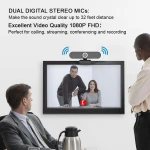 Auto Focus pc camera and HD 1080p Webcam with 2 build in mic