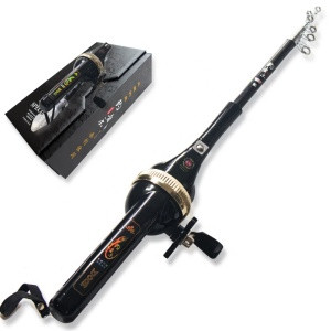 Automatic Fishing Rod Reel Combo Kit Carbon Fiber Folding Telescopic Fishing Pole Reel Set Carp Fishing Tackle Tools