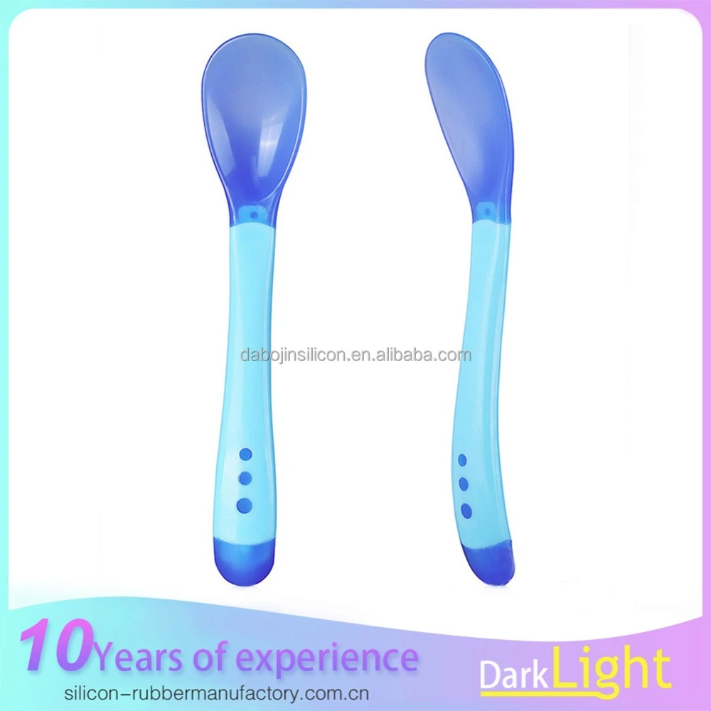 Baby Feeding Product Heat Sensitive Food Grade Toddler Baby Spoon, Baby Gifts