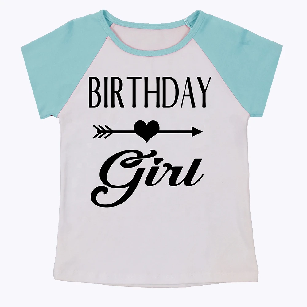 Baby Girls Cotton Shirts Toddler Baby Short Sleeve Crop Tops Basic Kids Casual Clothing Girls Birthday Party T Shirts