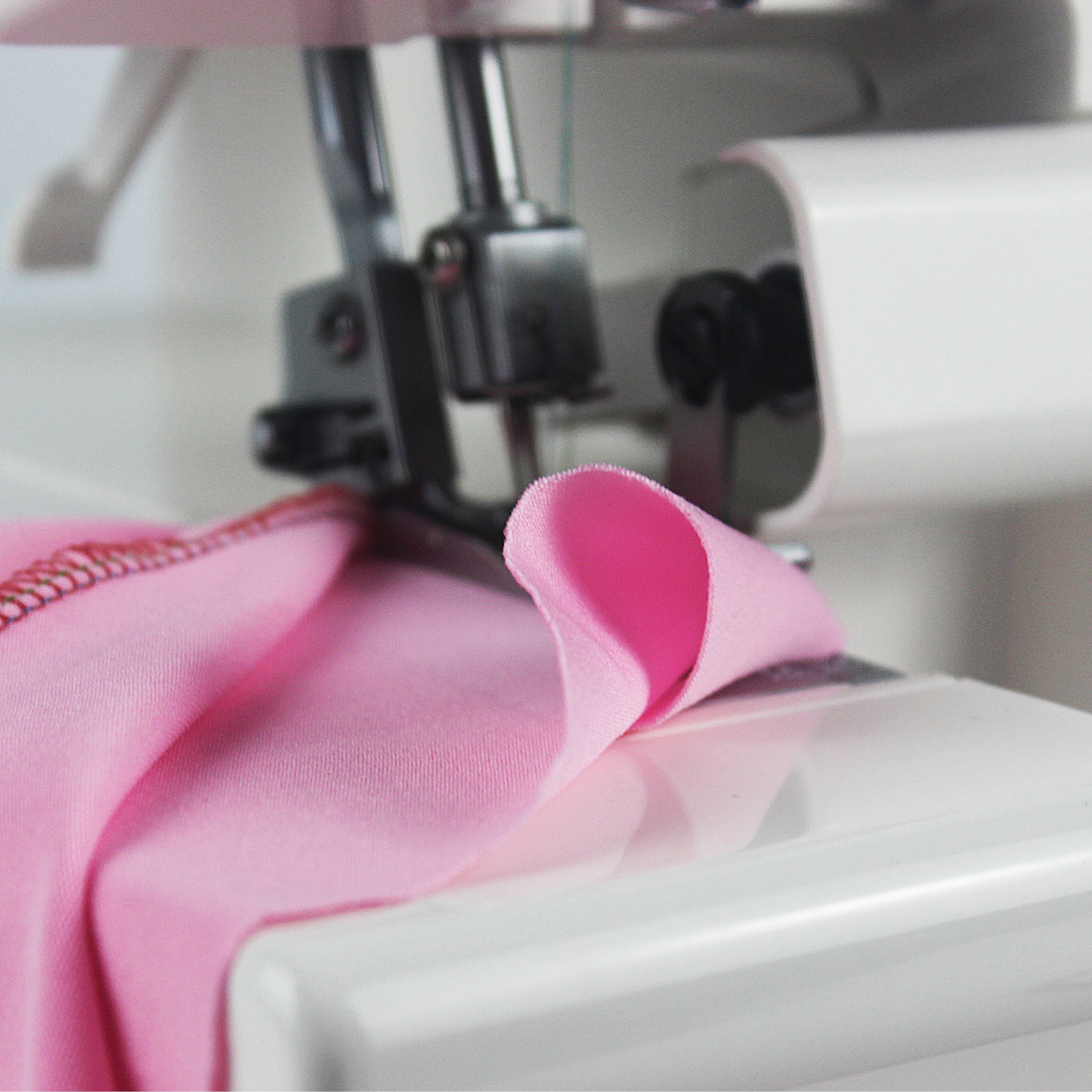 BAI mattress border sewing twin head overlock sewing machine for household