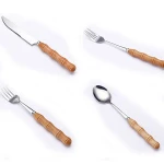 Bamboo Dinnerware Set for Kids Dinner Sets Unbreakable Tableware