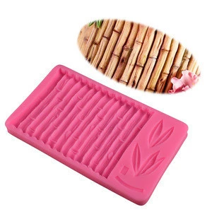 Bamboo Silicone Mold For Chocolate Dessert Mould DIY Decorating Cake Fondant Tools Sugar craft Candy Clay Gumpaste Moulds
