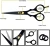 Import Barber Hair Cutting Scissors/Shears Set Best Hair Cutting Blue Color from Pakistan