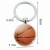 Import Basketball Double-sided Keychain Glass Ornaments Football Tennis Volleyball Billiards Golf Baseball Bowling Pendant Souvenirs from China