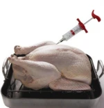 BBQ Meat Syringe Marinade Injector Poultry Turkey Chicken Flavor Syringe Cooking Sauce Injection Tool Kitchen Accessories