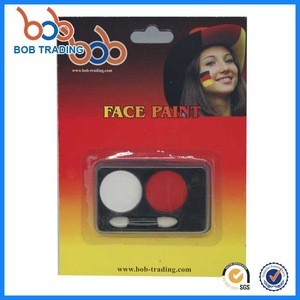best factory football flag body Germany series face paint glow in the dark face painting
