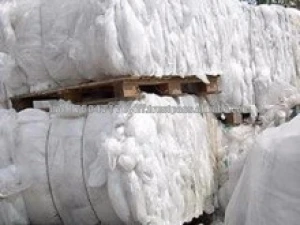 Best price waste clear recycled plastic roll bales ldpe agriculture film scrap
