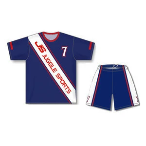 Best quality Sublimation Soccer Jersey Sets Custom Sublimated Kids Football Shirt Maker Wear Uniform Set