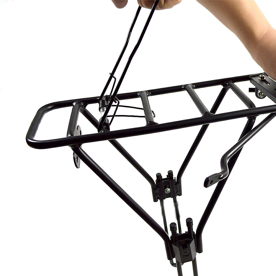 Buy Bicycle Rear Rack Travelling Luggage Carrier Quick Release Alloy ...