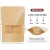 Import Biodegradable white kraft paper ziplock bag custom sizes doypack with window Food packaging Bags kraft paper stand up pouch from China