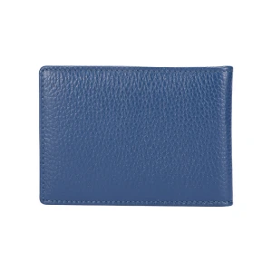 Blu Flut 100% genuine leather slim custom logo card holders and wallets thin minimalist cowhide card holder purse