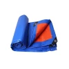 blue orange  Virgin hdpe woven LDPE coated Korea PE Tarpaulin Plastic Sheet