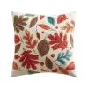 blue sewing beads big flowers chair pillows