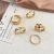 Import Bohemian Vintage Women Crystal Joint Knuckle Nail Ring Set  of 10 pcs Finger Rings Punk Ring Gift from China