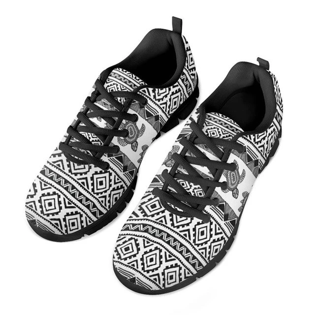 Boys Shoes Sea Turtle Polynesian Tribal Print Casual Mesh Flats Shoes Sport Sneakers Manufacturer Sport Shoes Men 2020